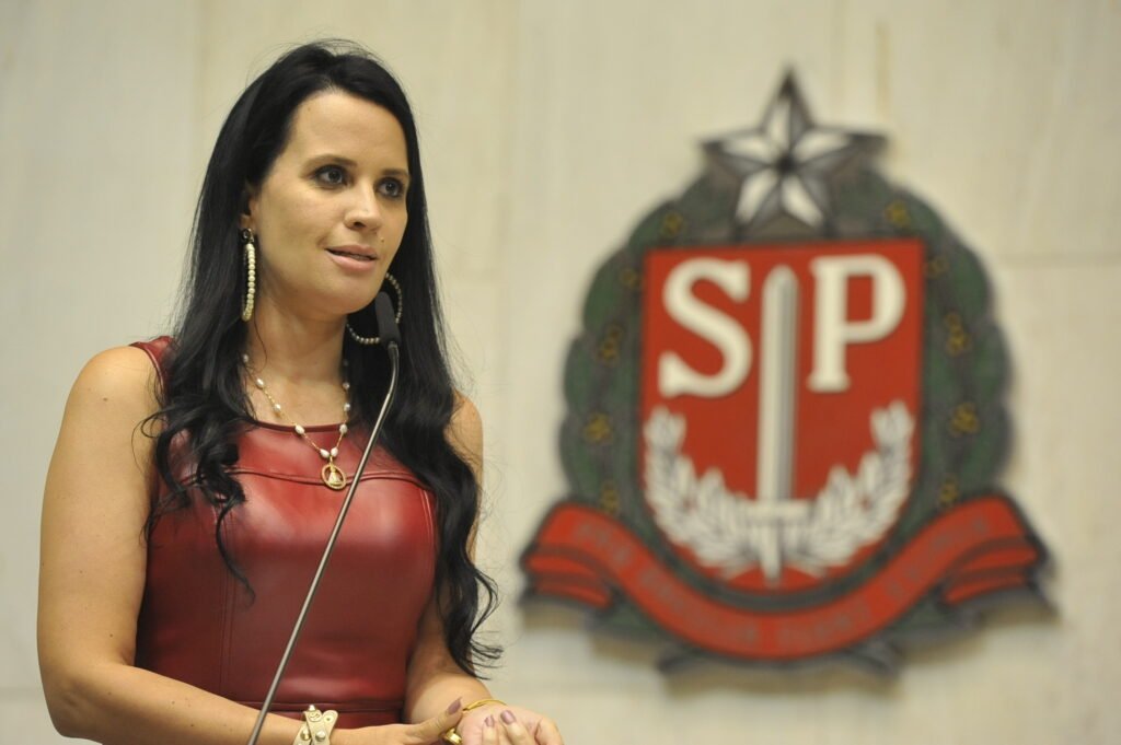 Leticia Aguiar discursa em plenário