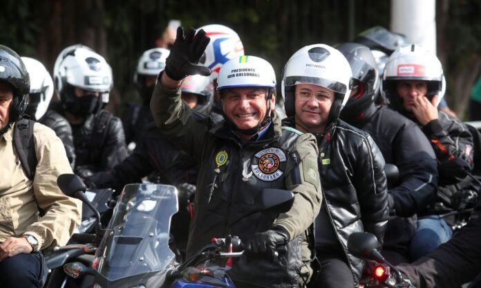Motociclistas com Bolsonaro
