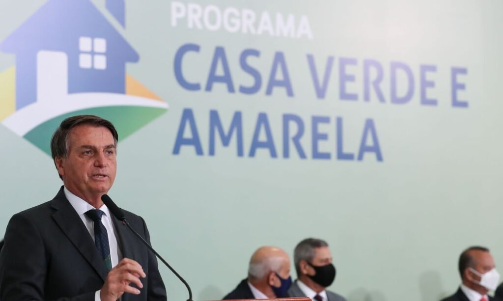Bolsonaro Casa verde e amarela Hidroxicloroquina
