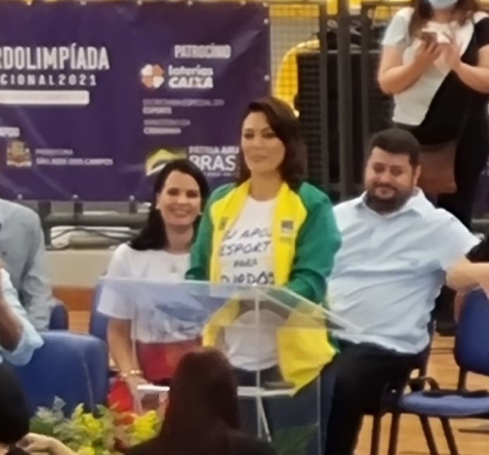 Michelle Bolsonaro Surdolimpíada