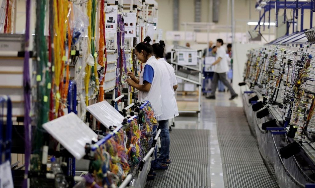 produção industrial
