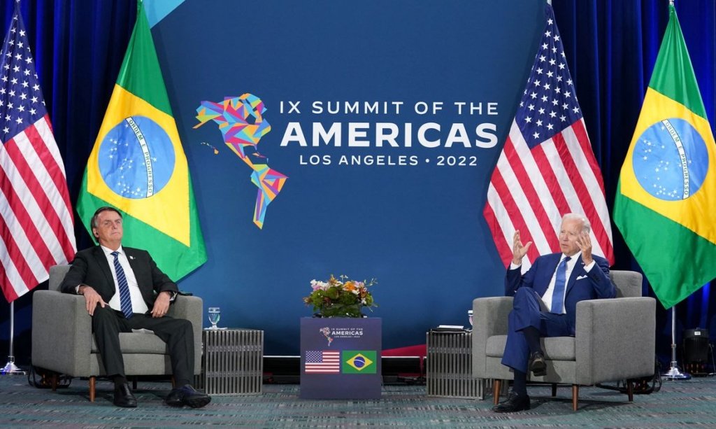 Presidentes Bolsonaro e Biden