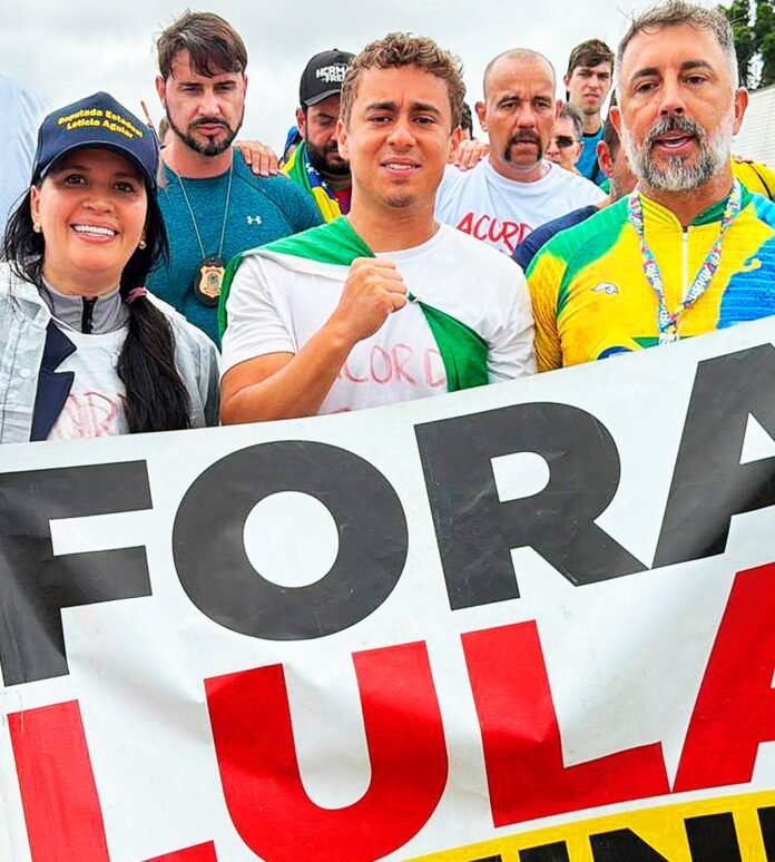Nikolas Ferreira, Leticia Aguiar e Senna