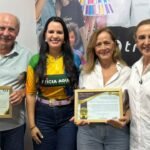 Leticia Aguiar visita fábrica da Trinys em Osvaldo Cruz e reforça compromisso com a saúde da mulher no Estado de São Paulo