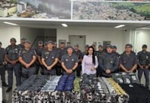 Leticia Aguiar fortalece segurança do 41º BPM/I com investimento em kits de APH Tático e macas de resgate