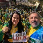 Letícia Aguiar e vereador Senna convocam população para caminhada “Fora Lula” em São José dos Campos