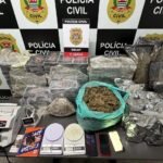 Polícia de SP apreende cerca de 120 kg de drogas e prende dois suspeitos ligados ao crime organizado