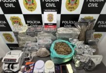 Polícia de SP apreende cerca de 120 kg de drogas e prende dois suspeitos ligados ao crime organizado